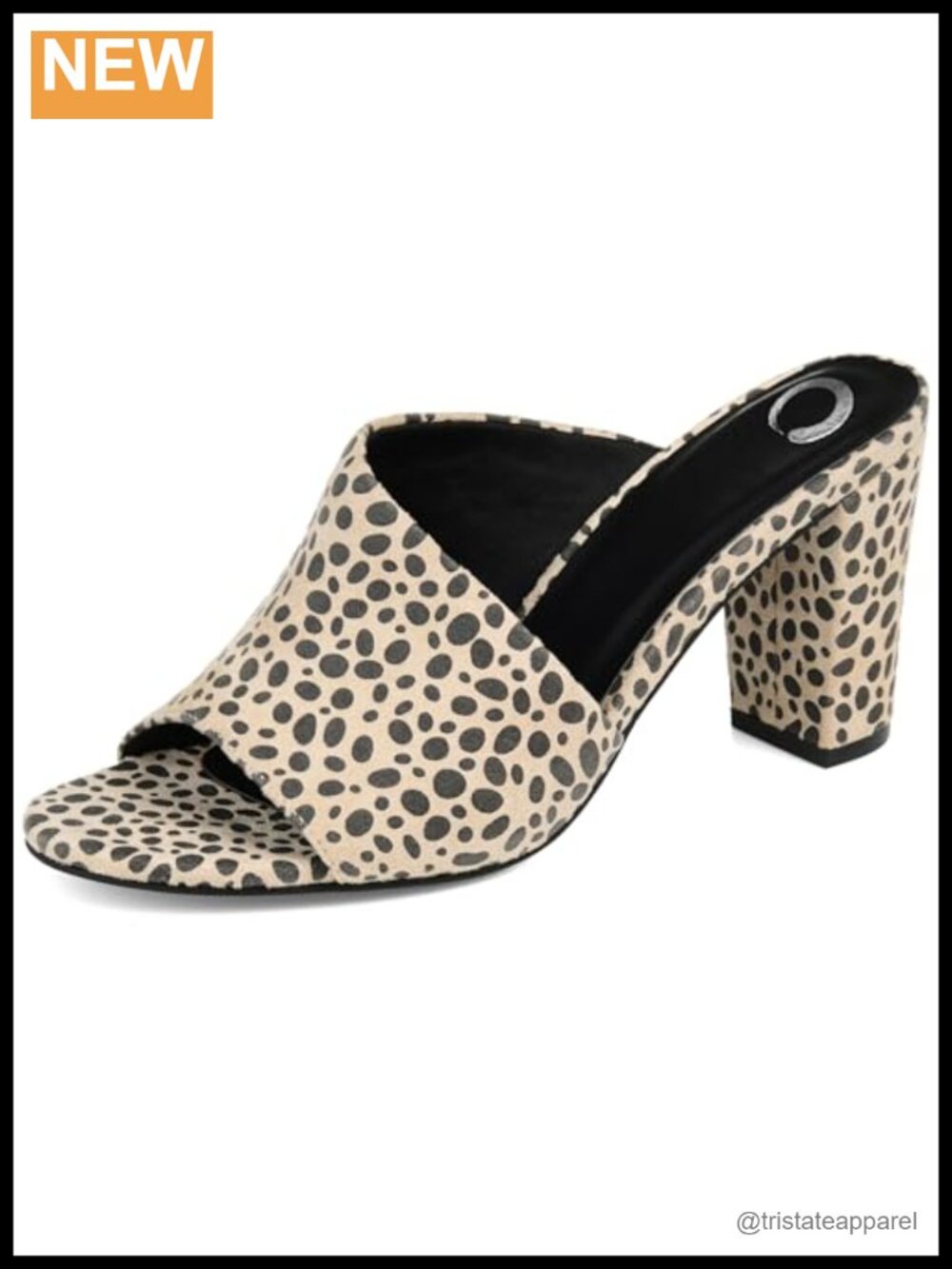 Journee Collection Womens Faux Suede Block Heel Platform Slide Sandals